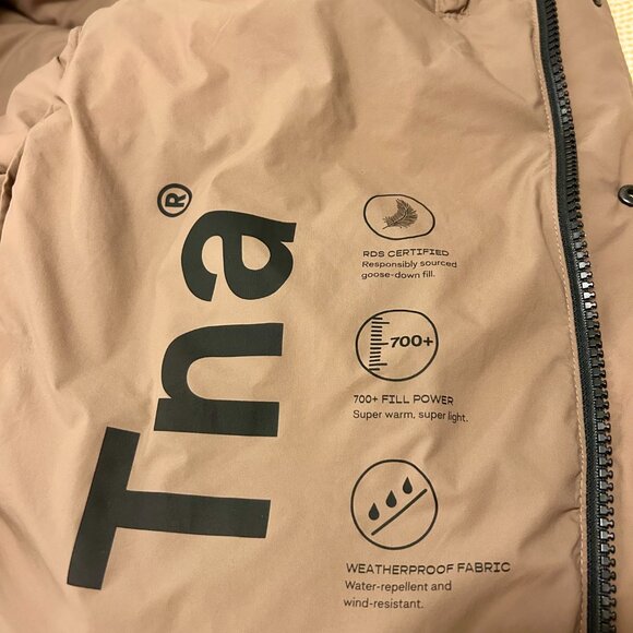 Aritzia XS Taupe (Beige) Mid Mr. Super Puff TNA - Picture 2 of 4